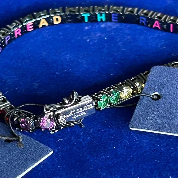 Kurt Geiger London Tennis Bracelet w/Multicolor Gemstones. Gun Metal
7.5”
NWT - Picture 6 of 7